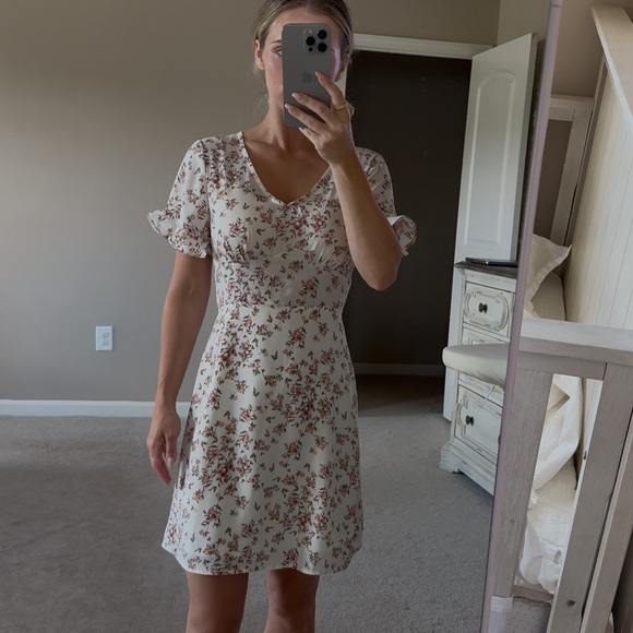 Floral Print Women's Dress - Picture 1 of 2
